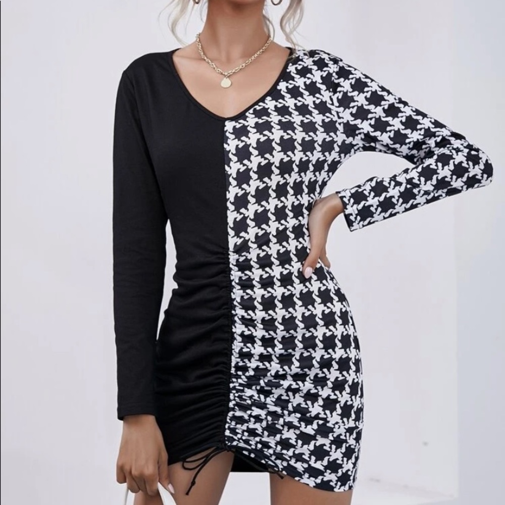 Drawstring dress